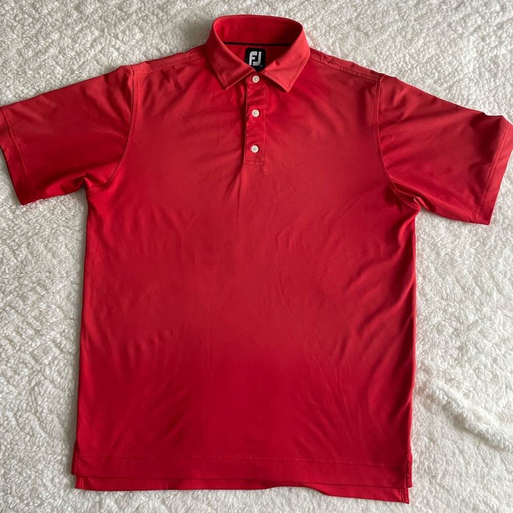 FootJoy Red Polo Shirt Classic Style